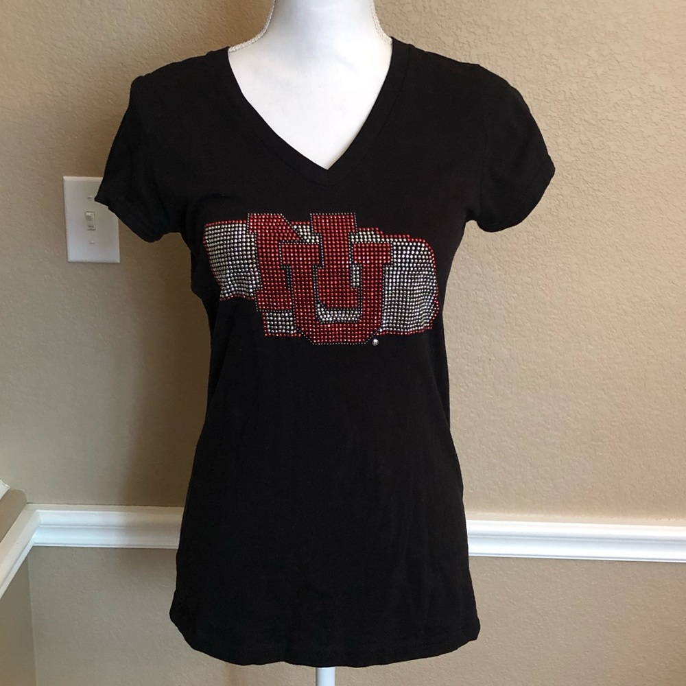 Nebraska Cornhusker sparkle tee